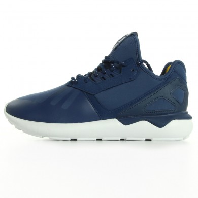Chaussures Adidas Tubular Runner Homme Bleu/Blanc S81507